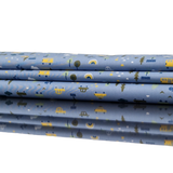 Baumwolle Cars dusty blue
