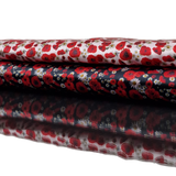 Baumwolle satin Mohn schwz