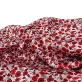 Baumwolle satin Mohn