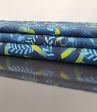 Jersey blaugrün mit Fußbällen