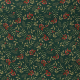 Baumwolle Poplin Holly and Berries Green