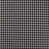 Baumwolle Poplin karo schwarz