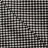 Baumwolle Poplin karo schwarz