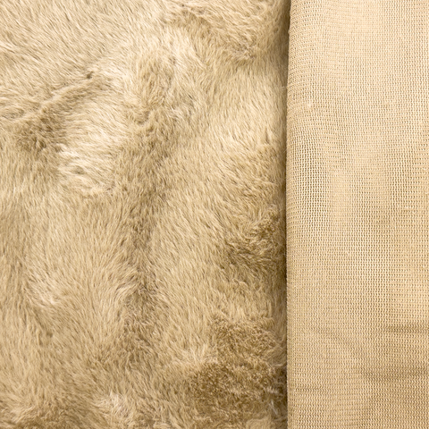 Soft Plüsch Fellimitat hellbraun