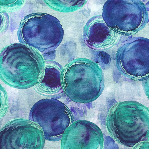 Rayon Poplin Digital Printed Bubble