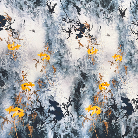 Rayon Poplin Digital Printed Autumn