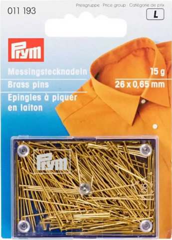 Prym Stecknadeln 26 mm Goldfarbig