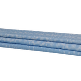 Viskose hellblau mit weiß