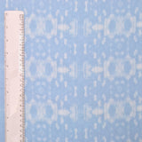 Viskose hellblau mit weiß