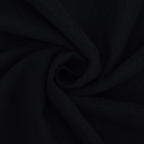 Ramie / Leinen schwarz