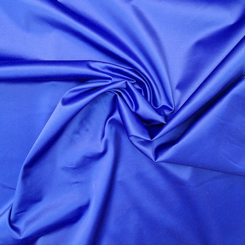 Satin Selena uni blau