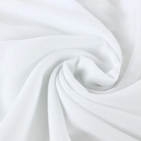 Viskose weiß uni