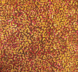 Viskose Druck braun pink senf