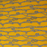 Jersey Bw Druck Seile Knoten maritim gelb marine