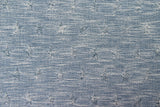 Jacquard Strick mit Hellblau / Blau