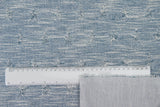 Jacquard Strick mit Hellblau / Blau