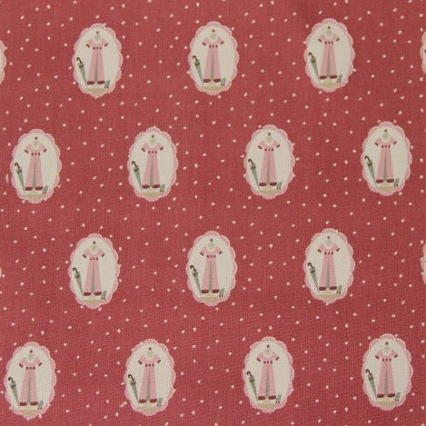 Baumwolle Altrosa Punkte by Gütermann