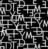 Punta soft print LETTERS Black