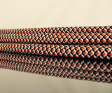 Viskose Druck schwarz braun creme grafisch