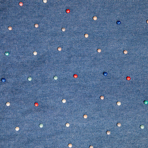 Denim / Jeans mit Perlen